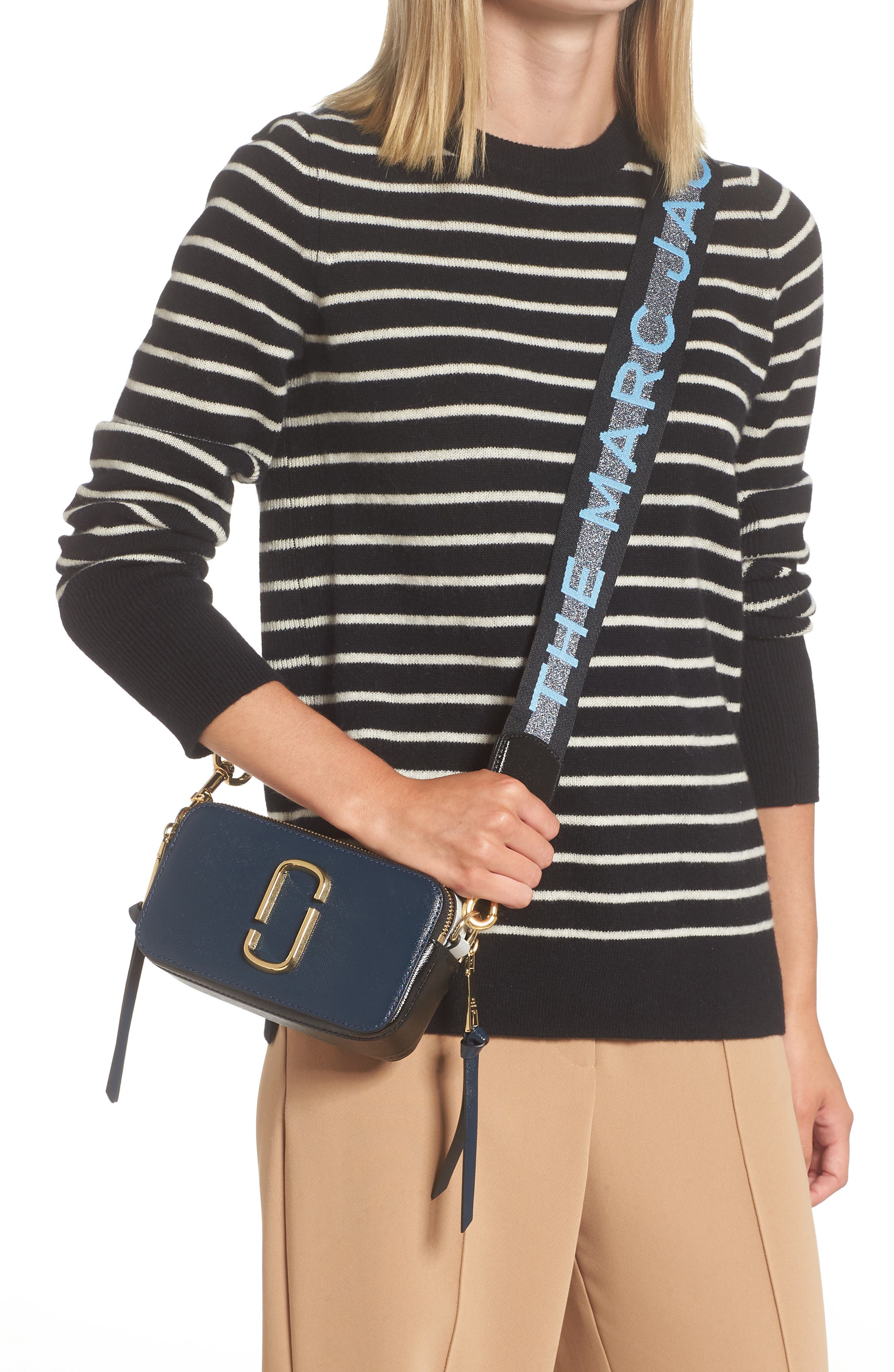 Marc Jacobs The Snapshot Bag, Alternate, color, New Blue Sea Multi