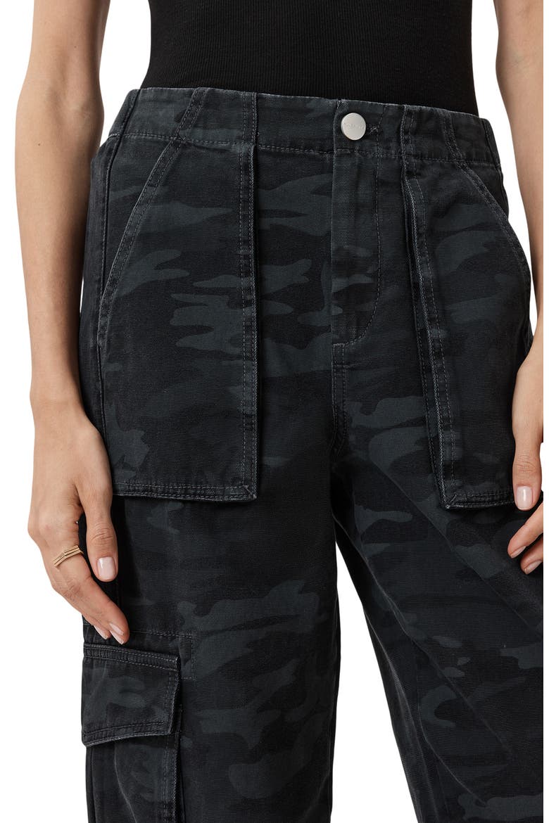 Freda Camo Denim Cargo Joggers, Alternate, color, CAMO INK BLUE