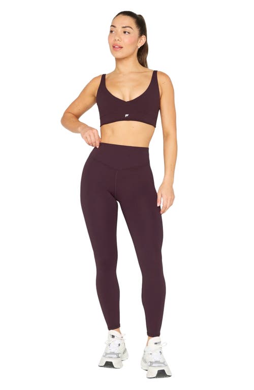 Fabletics Pureluxe High-waisted Tlc Legging In Burgundy
