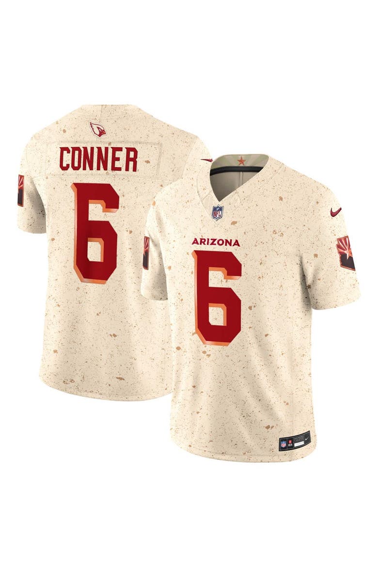Men's Nike James Conner Natural Arizona Cardinals 2025 Rivalries Collection Limited Jersey, Alternate, color, Natural