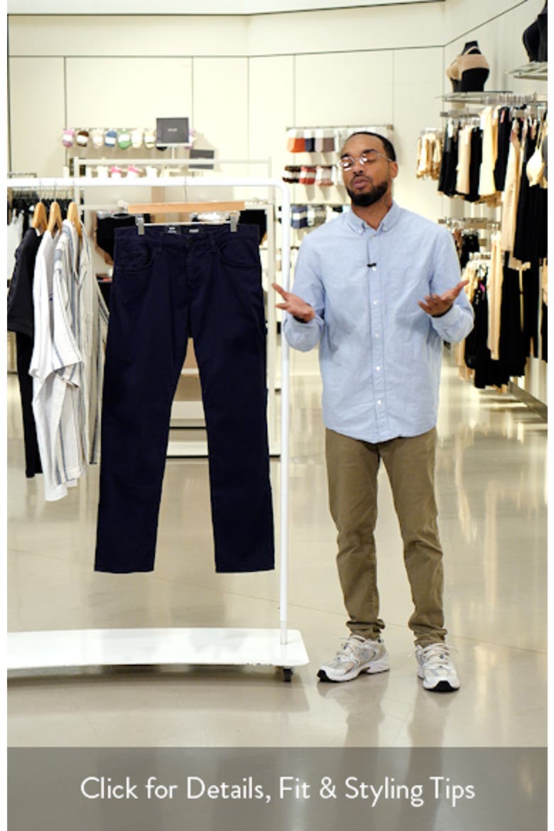 Zach Straight Leg Twill Pants video