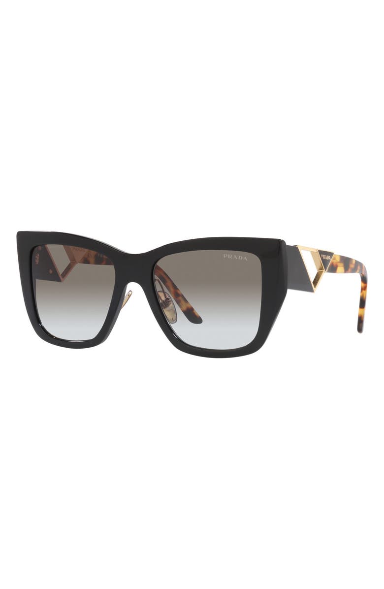 Prada 54mm Geometric Sunglasses, Alternate, color,