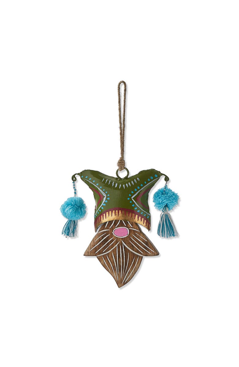 tag Gnomie Valter Bell Decorative Holiday Bell Multicolor Iron, Main, color, Multicolored