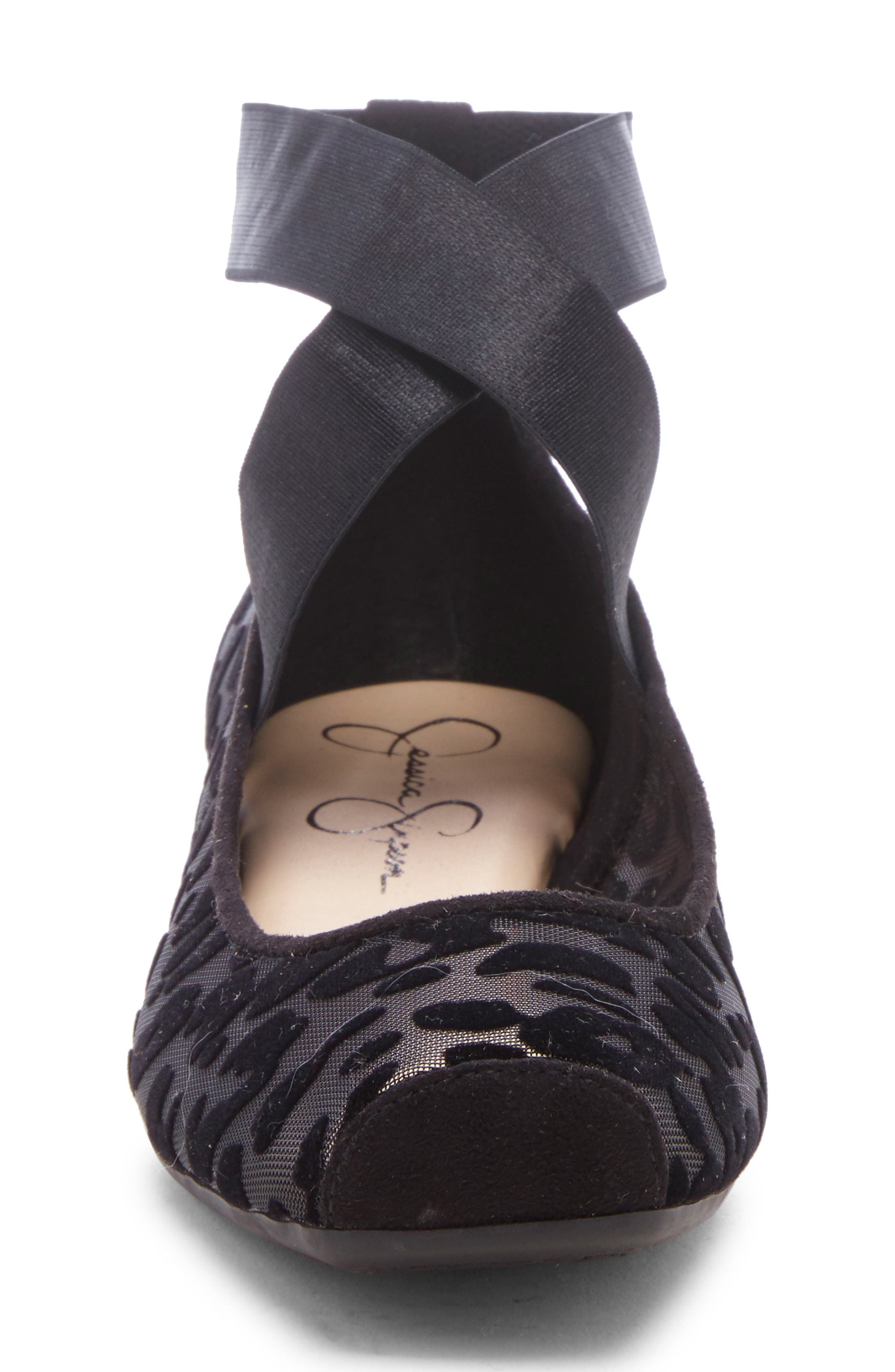 Jessica Simpson Maggda Cross Strap Flat, Alternate, color, 