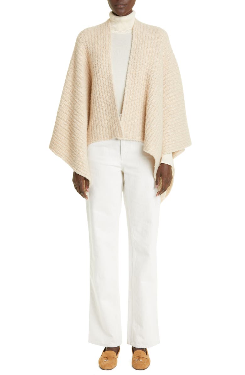 Loro Piana Monte Bianco Cashmere Cape, Alternate, color,