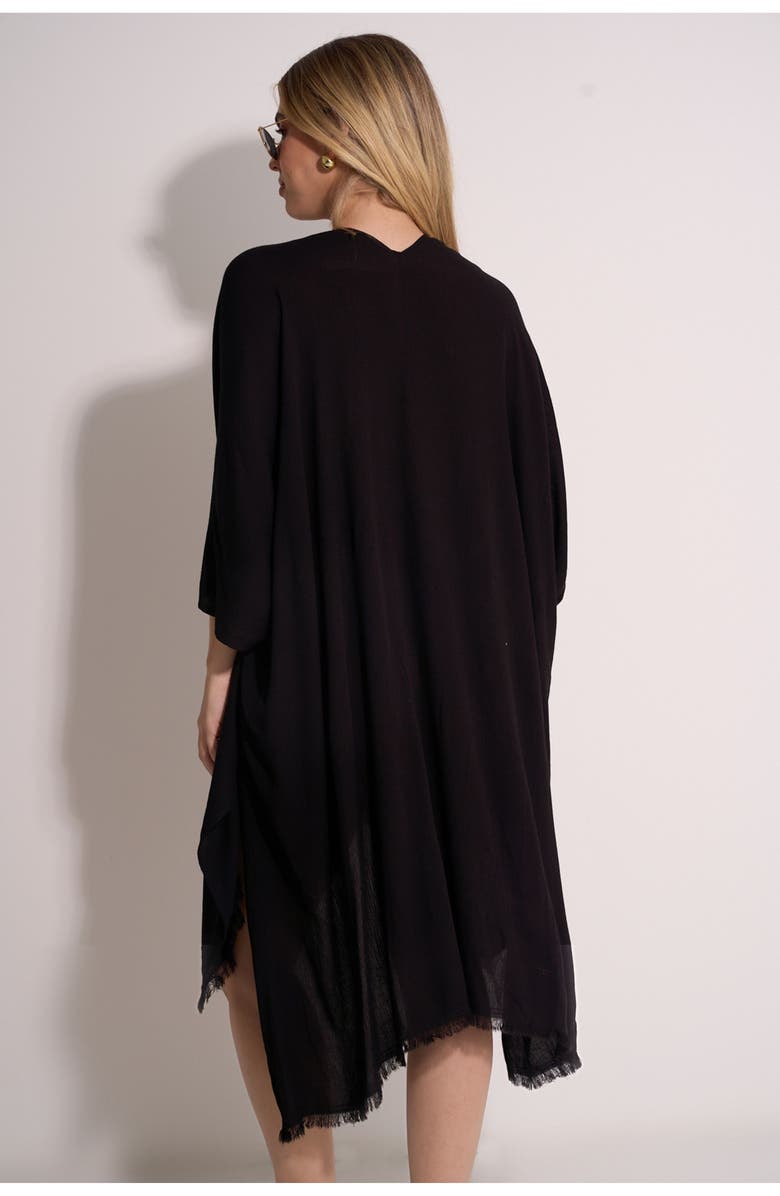 Gottex Beach Life Solena Open Tie Top Cover-Up, Alternate, color, Black