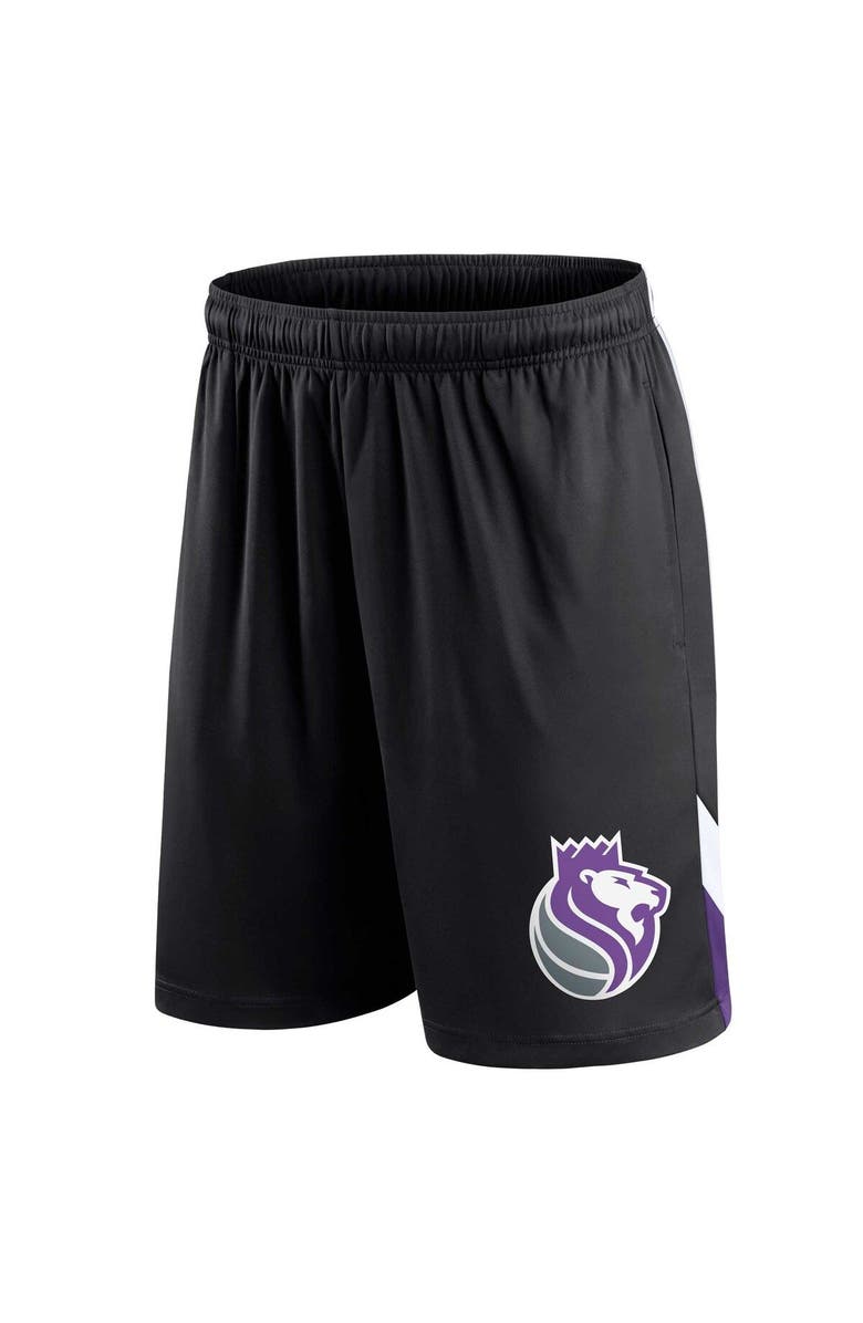 FANATICS Men's Fanatics Branded Black Sacramento Kings Slice Shorts, Alternate, color, 