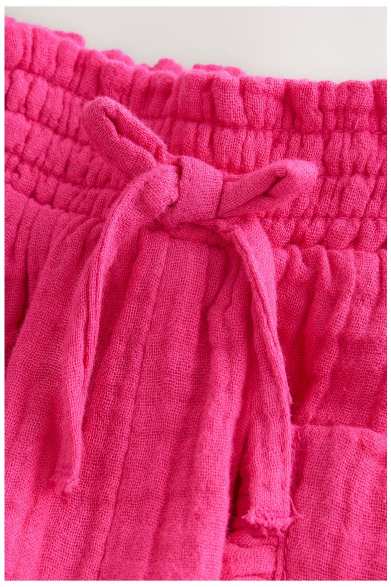 Kids' Ditsy Cotton Gauze Pants, Alternate, color, PINK