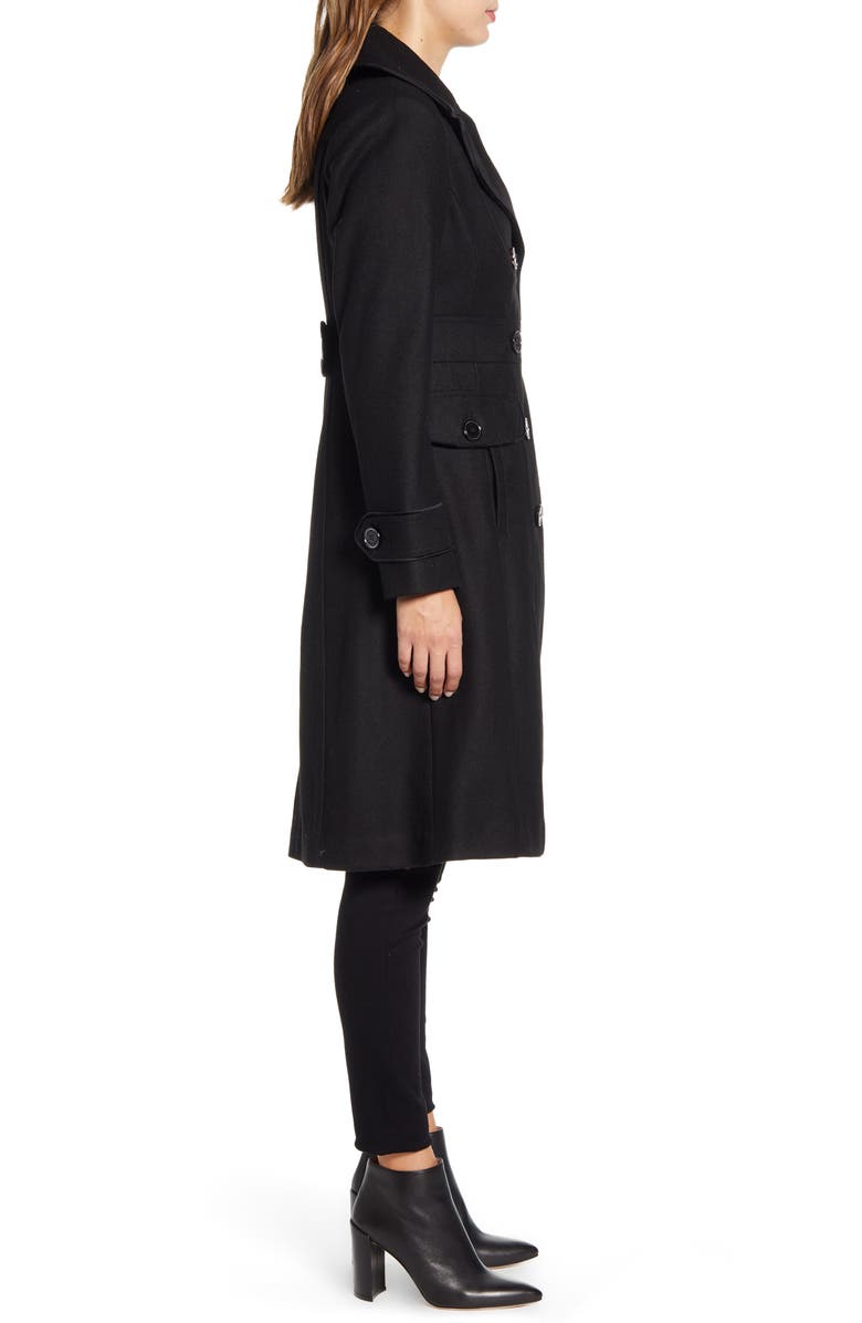 Kenneth Cole New York Wool Blend Military Coat, Alternate, color,