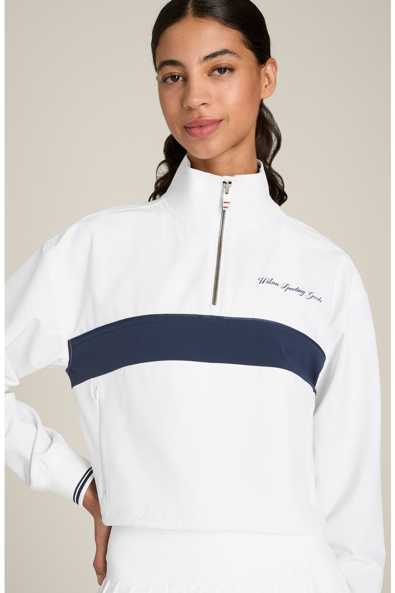 Davenport Woven Popover, Alternate, color, BRIGHT WHITE/CLASSIC NAVY