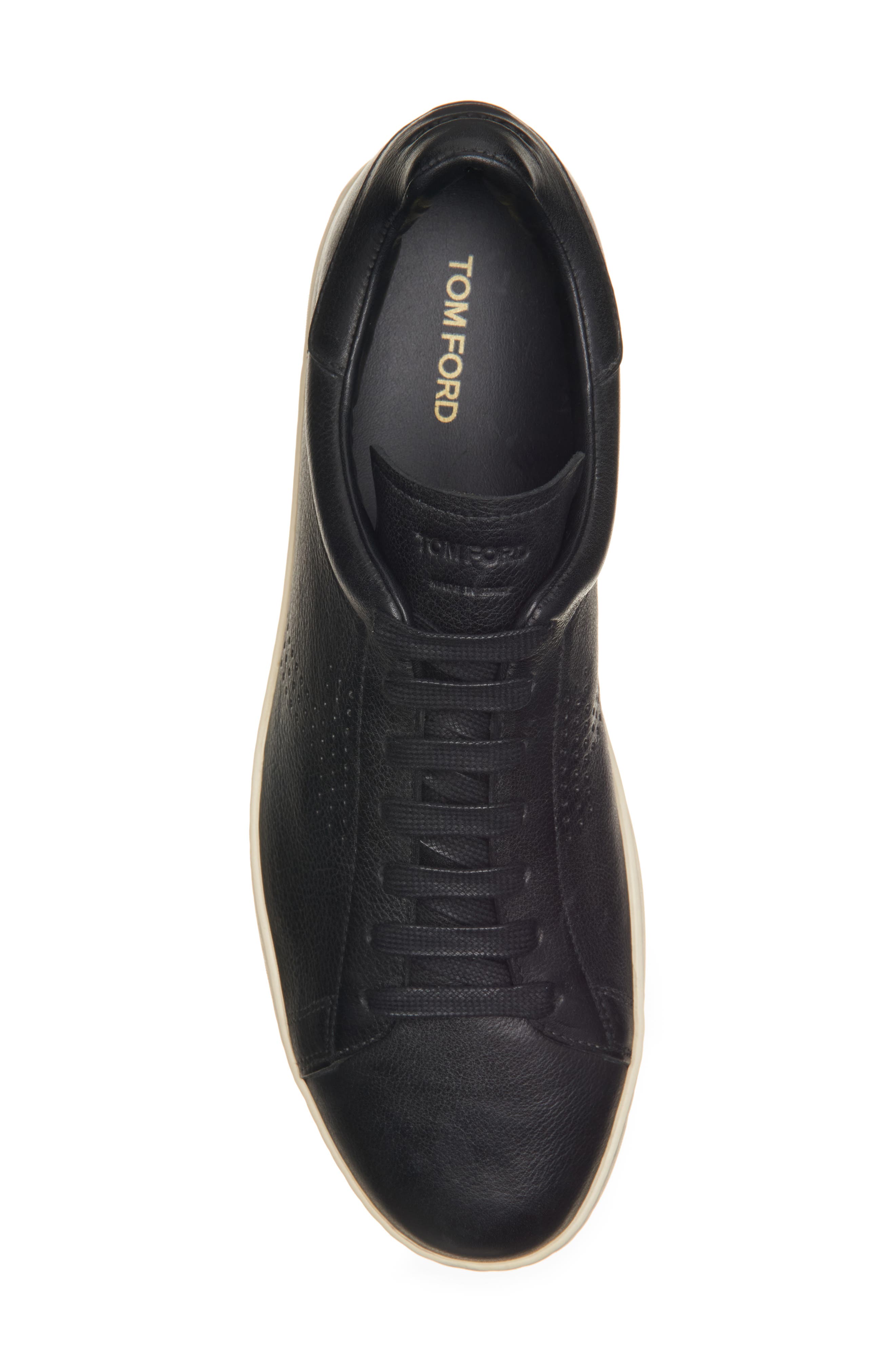 TOM FORD Warwick Sneaker, Alternate, color, 3Nw02 Black/ Cream