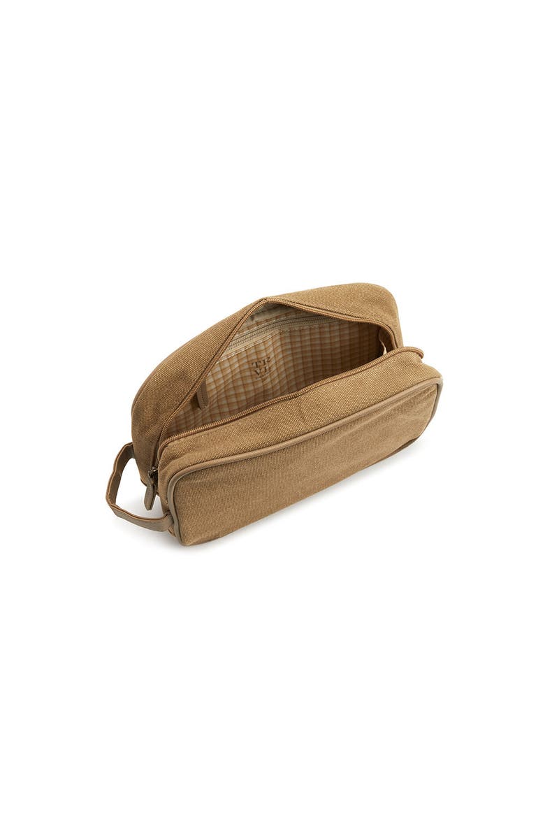 TRVL Design Mens Dopp Kit, Alternate, color, Tan