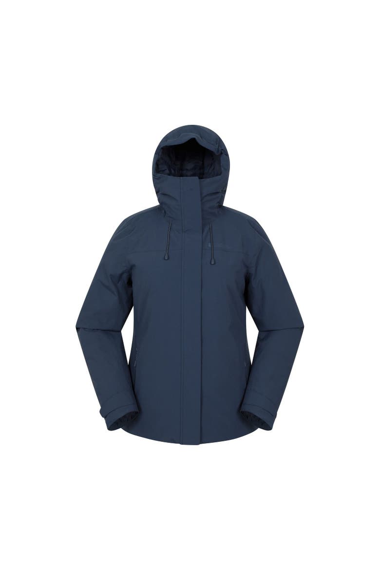 Mallory Short Waterproof Padded Jacket, Main, color, Blue