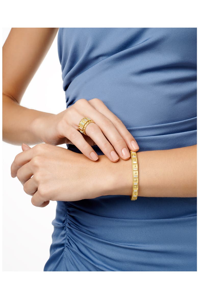 Celestial Hinge Bangle, Alternate, color, GOLD/ MOTHER OF PEARL