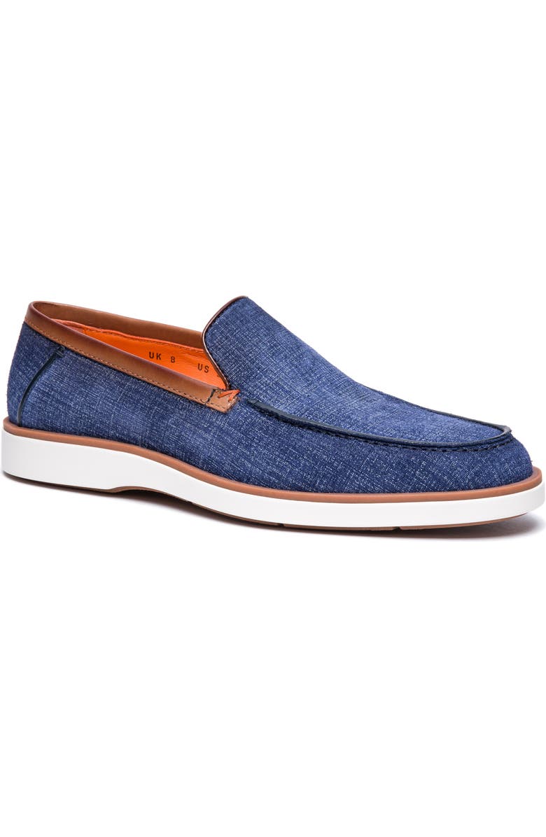 Santoni Botanist Loafer, Main, color, Blue