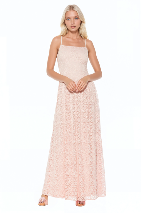 Marin Draped Bodice Dropped Waist Gown