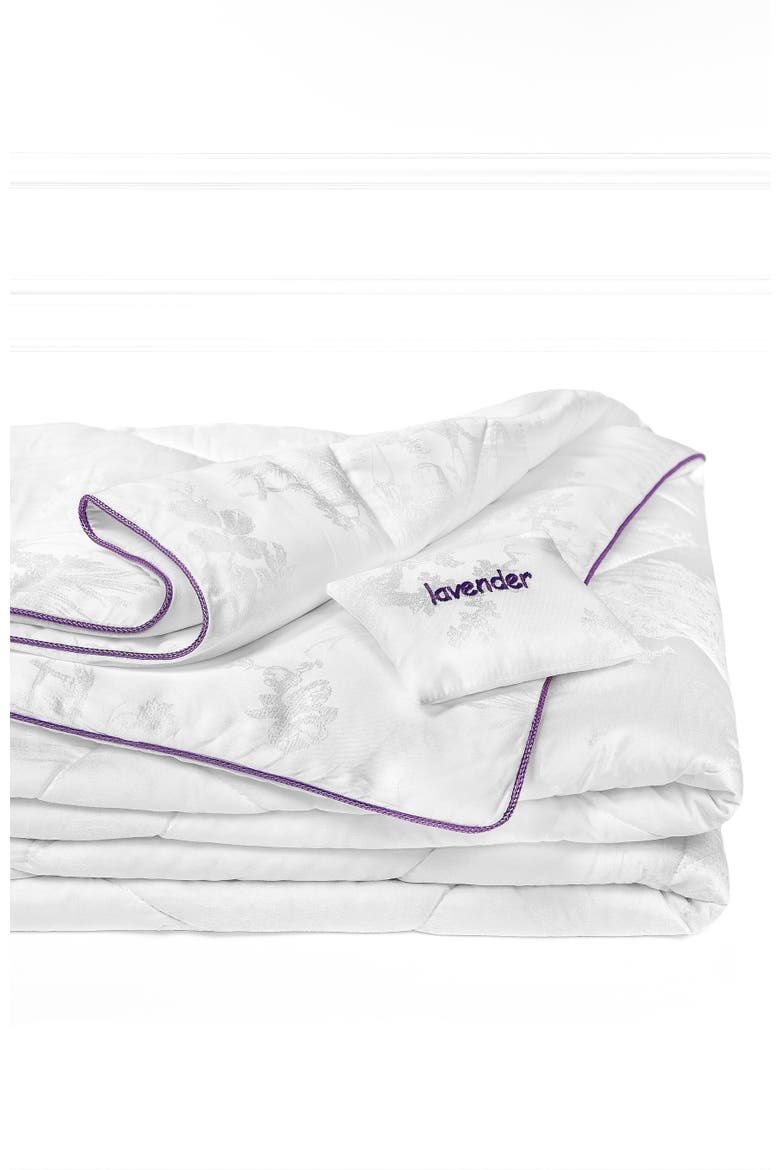Milk Dreams comforter, Alternate, color, White