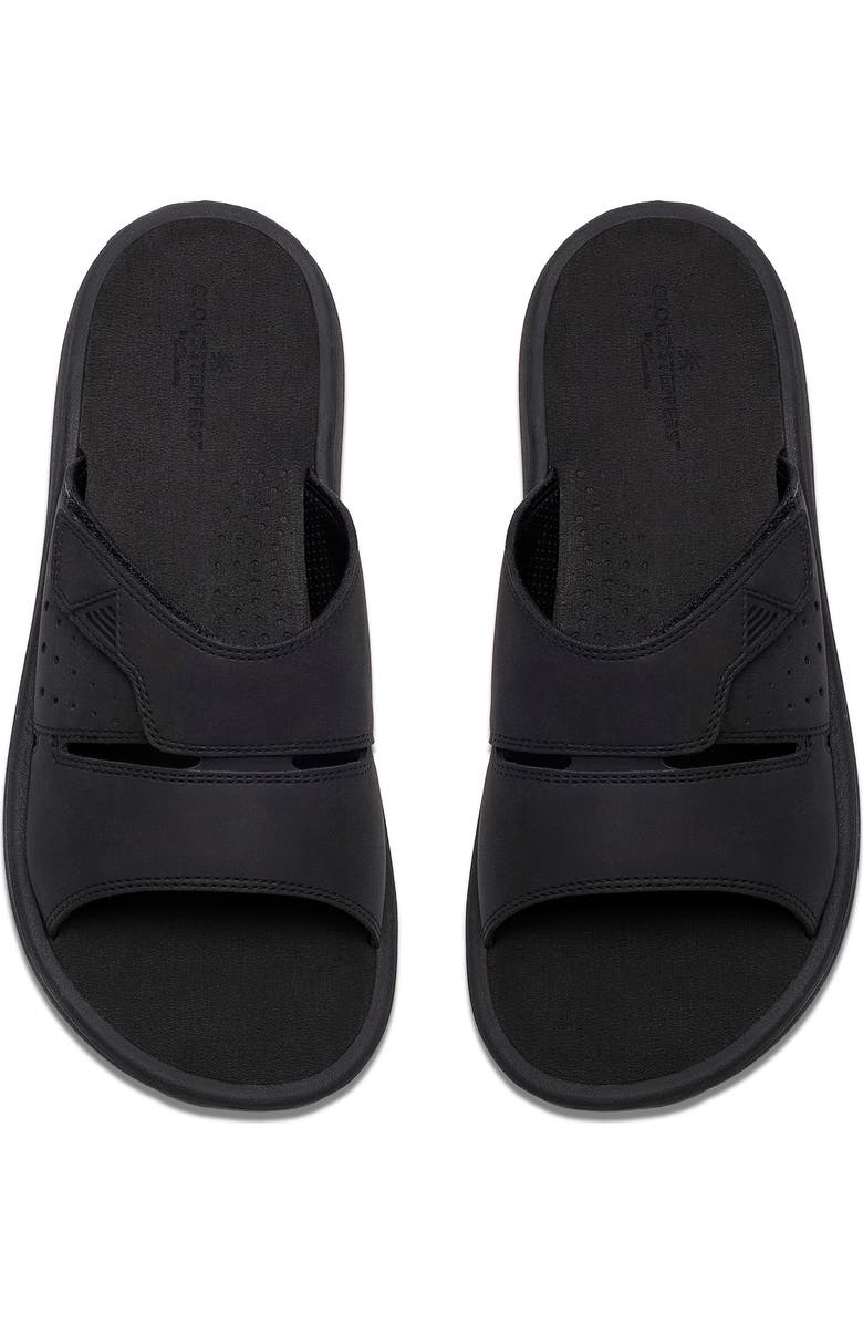 Clarks<sup>®</sup> Breeze Slide Sandal, Alternate, color, Black