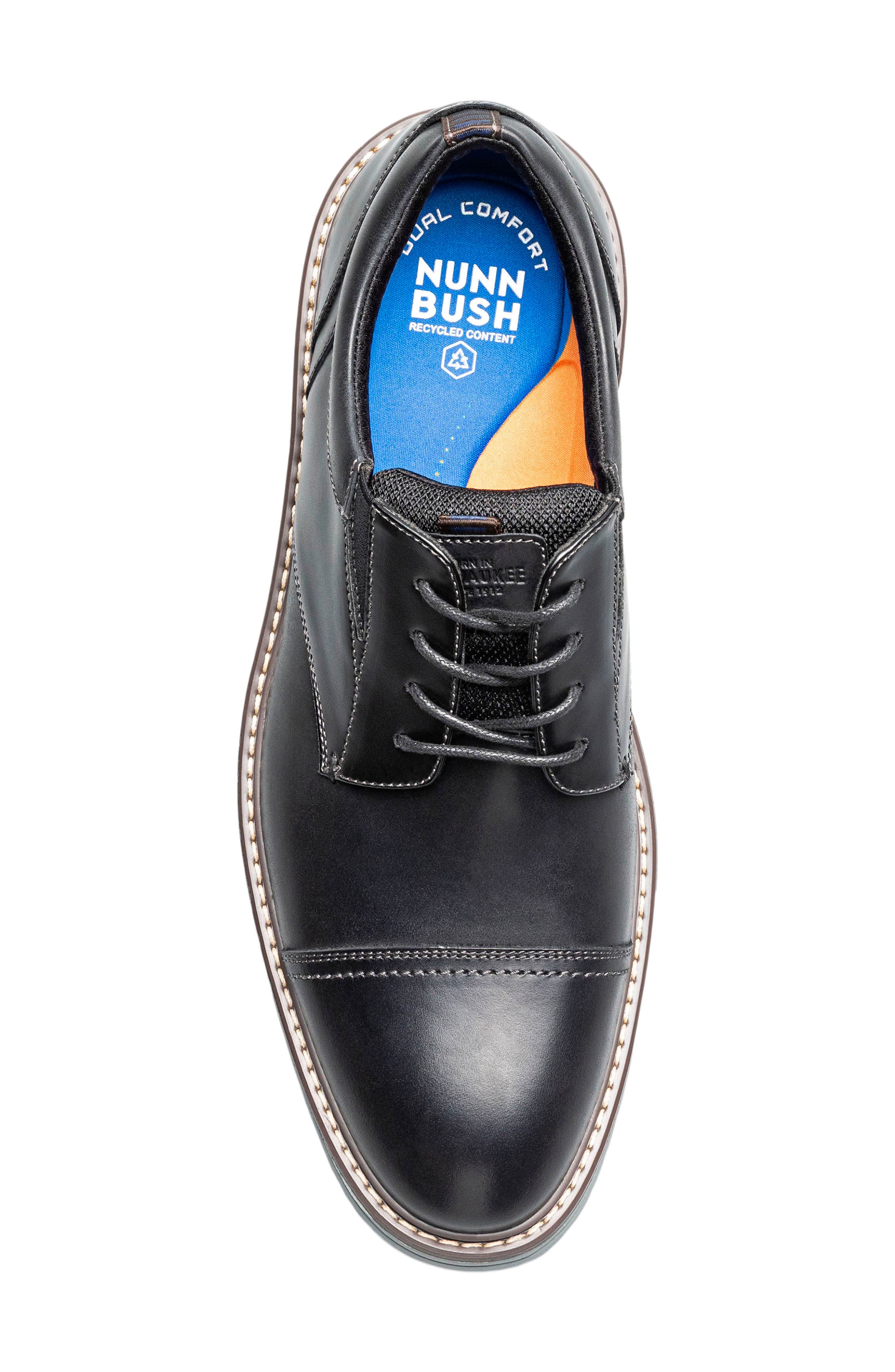 Griff Cap Toe Oxford - Wide Width Available, Alternate, color, BLACK MULTI