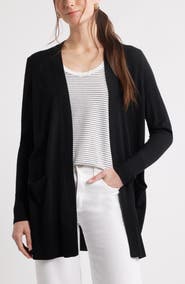 Caslon® Everyday Open Front Cardigan