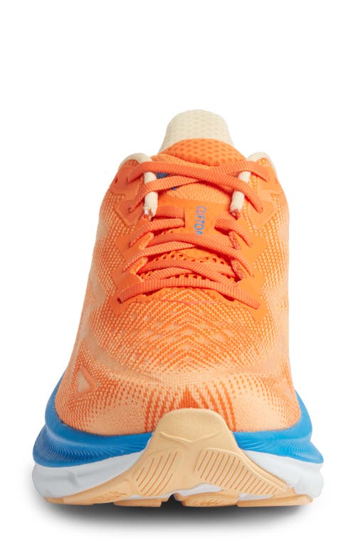 Hoka Clifton 9 1132210-voim Mens Us 10.5 Orange Running Shoes Eee4267 In Orange