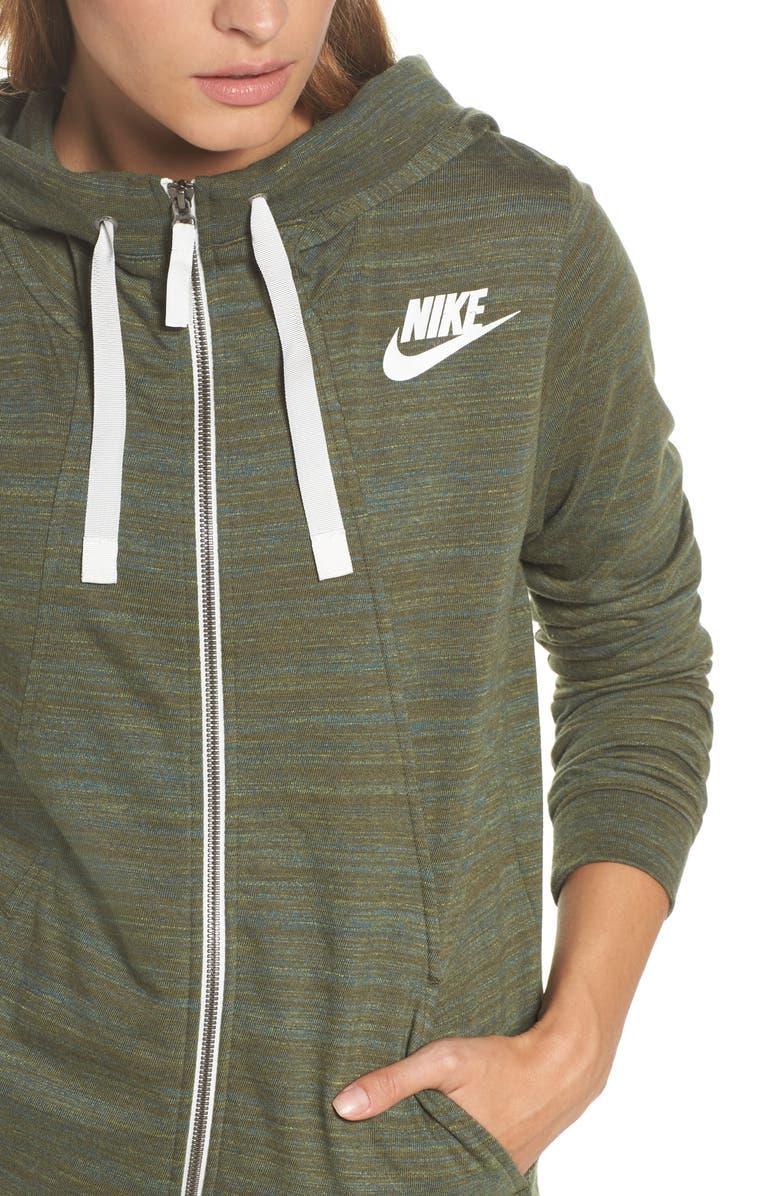 Nike Gym Zip Hoodie, Alternate, color, 