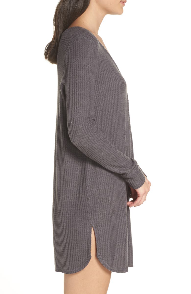 Make + Model Thermal Nightshirt, Alternate, color, 