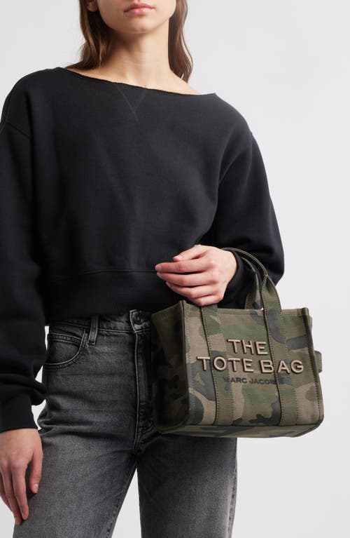 Marc Jacobs The Small Jacquard Tote Bag In Camo Multi