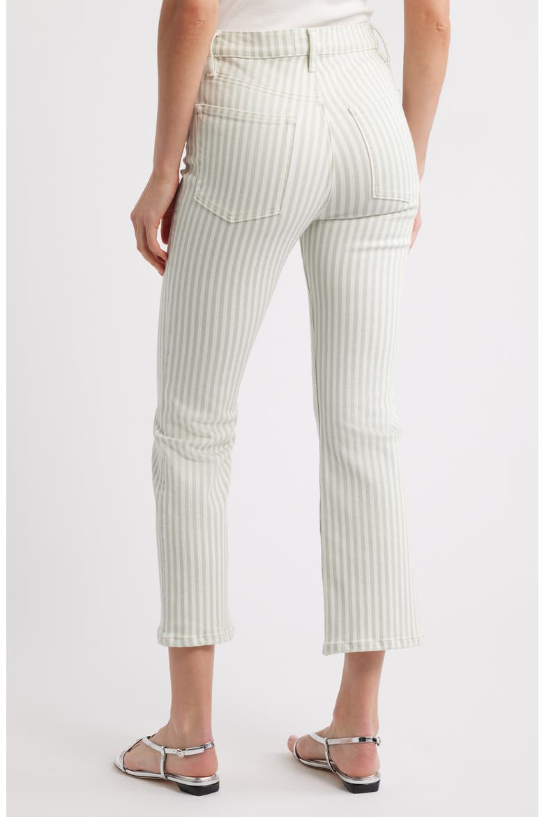 The Reboot High Waist Crop Bootcut Jeans, Alternate, color, SEAMIST STRIPE