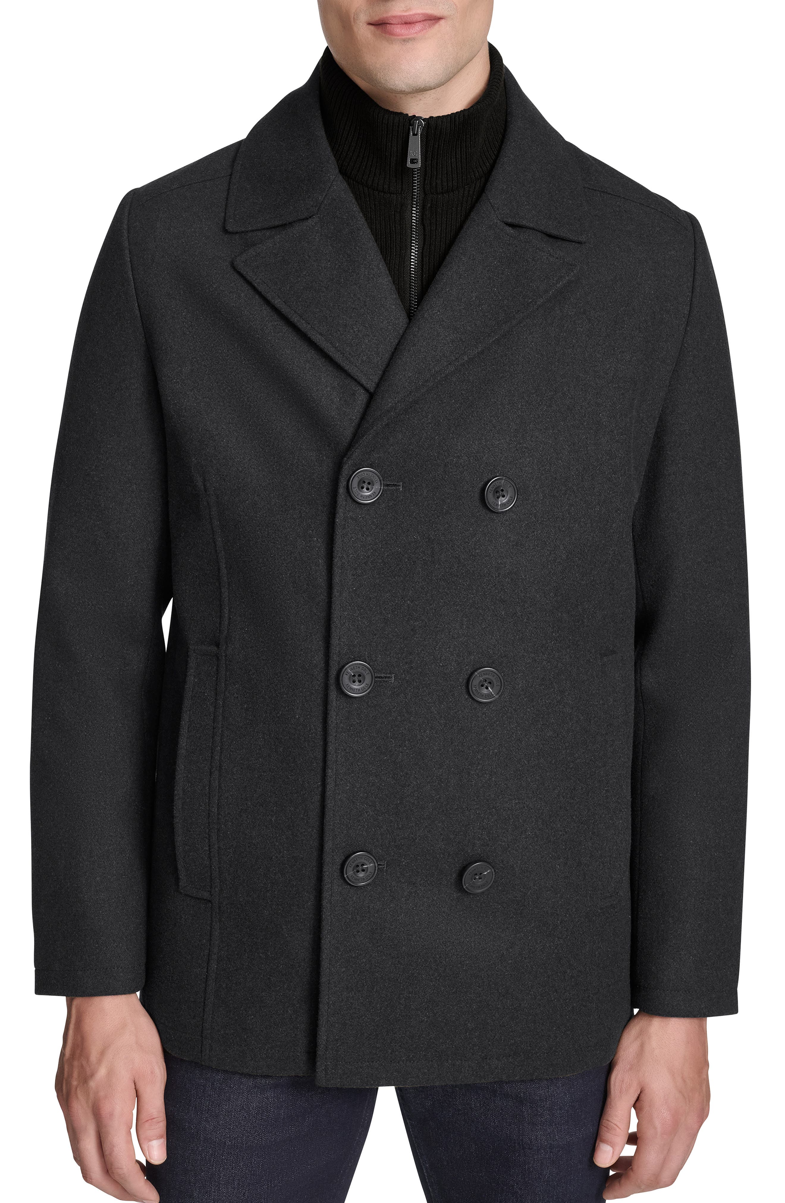 Kenneth Cole New York Classic Wool Peacoat