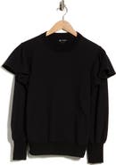 AG Cecilia Ruffle Sweatshirt