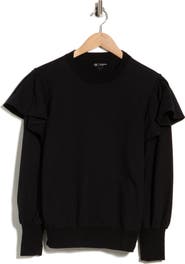 AG Cecilia Ruffle Sweatshirt