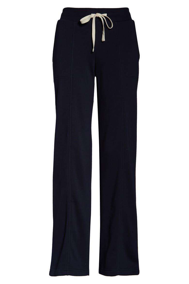 Shannon Double Knit Lounge Pants, Alternate, color, NAVY