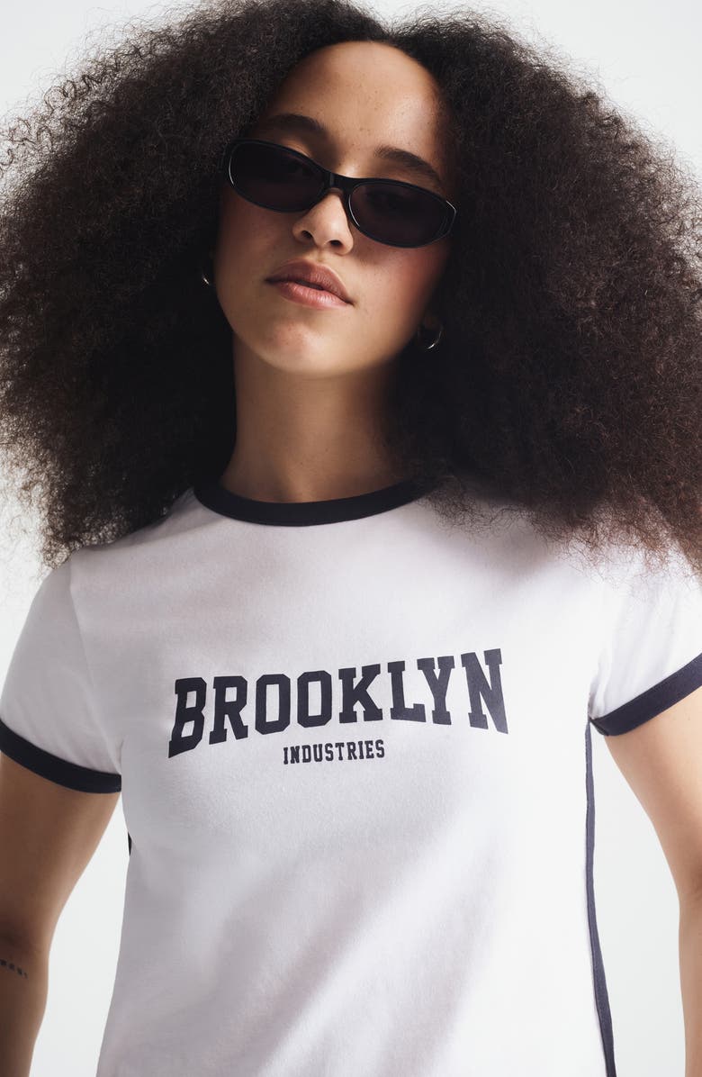 Brooklyn Industries Brooklyn Cotton T-Shirt, Alternate, color, White
