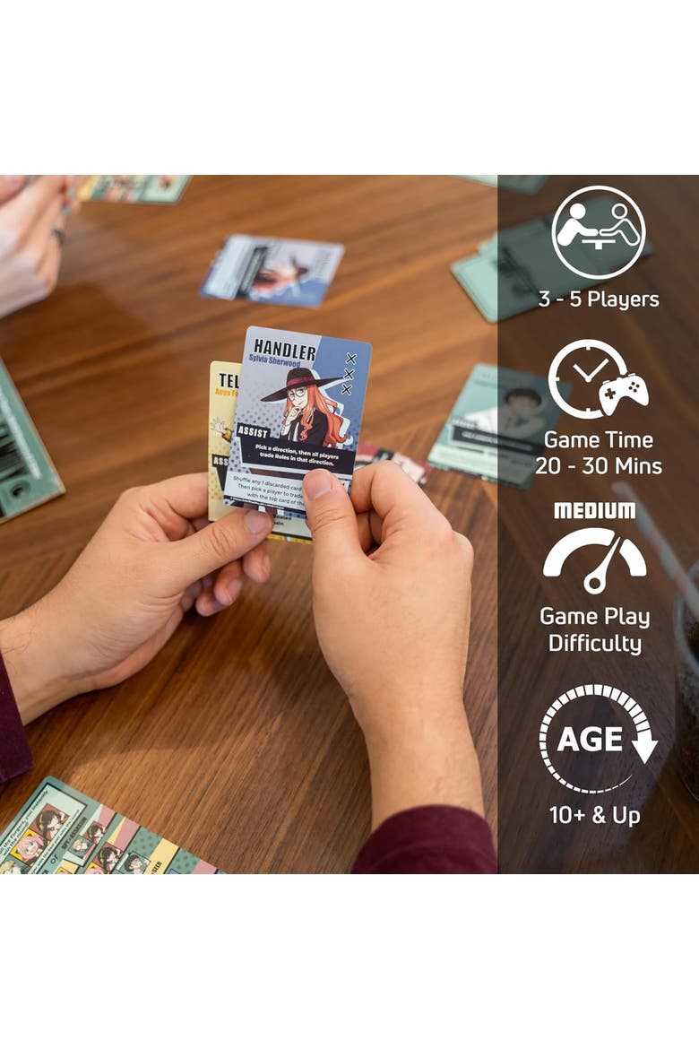 Mission for Peanuts Deduction Card Game, Alternate, color, Multicolored