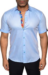 Maceoo Galileo Resistance Short Sleeve Button-Up Shirt