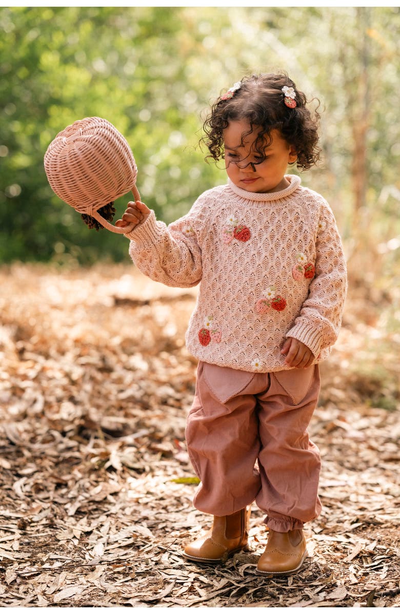 Wild Wawa Strawberry Fields Sweater, Alternate, color, Pink