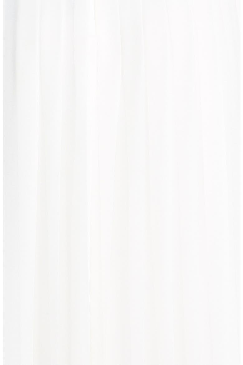 Pleat Chiffon Skirt, Alternate, color, CREAM CLOUD
