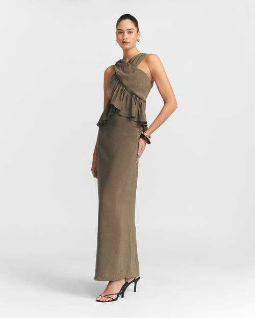 St Mrlo Aloe Maxi Dress In Green