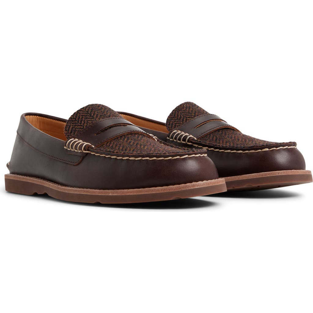 Sperry Ripple Penny Loafer In Brown