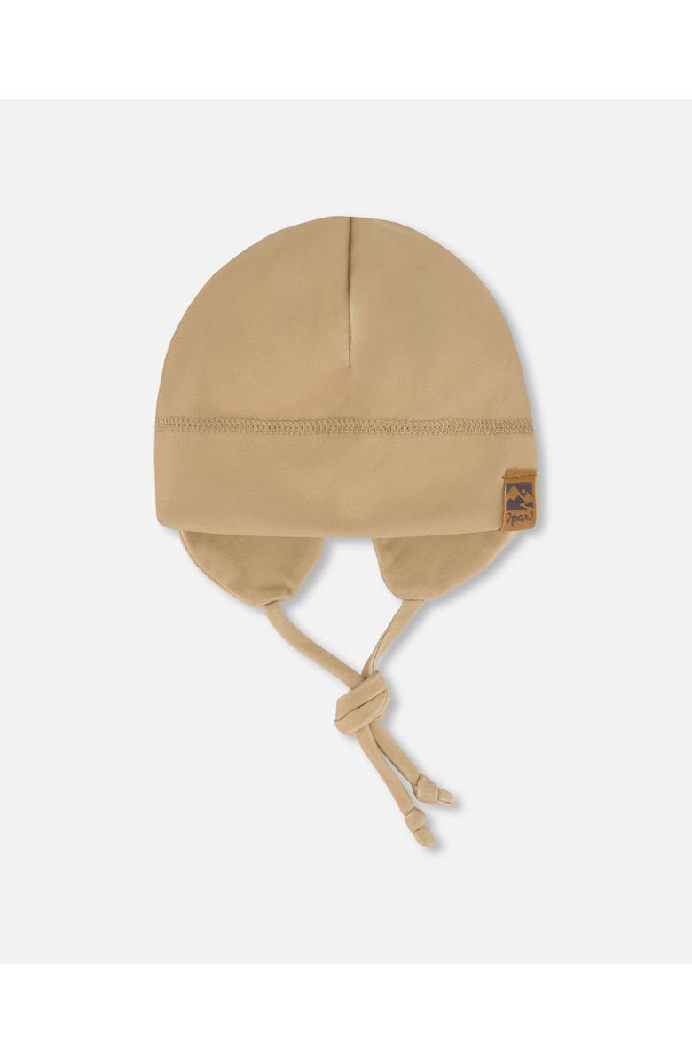 Deux par Deux Baby Boy's Baby Colorblock Mid-Season One-Piece Outerwear With Hat Pale Green, Sage, And Tan, Alternate, color, 