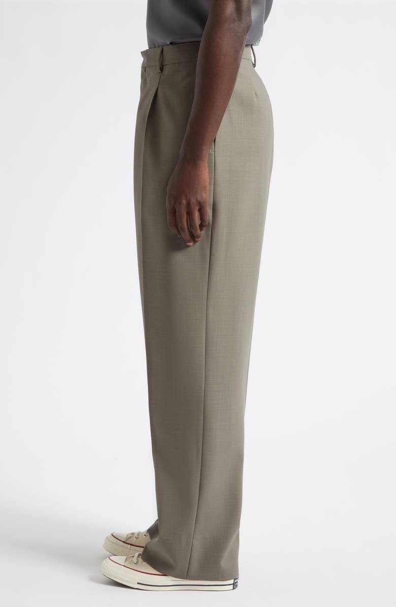 Second Layer Tio Wool Wide Leg Pants, Alternate, color, Mushroom