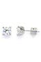 Cubic Zirconia Small Round Stud Earrings