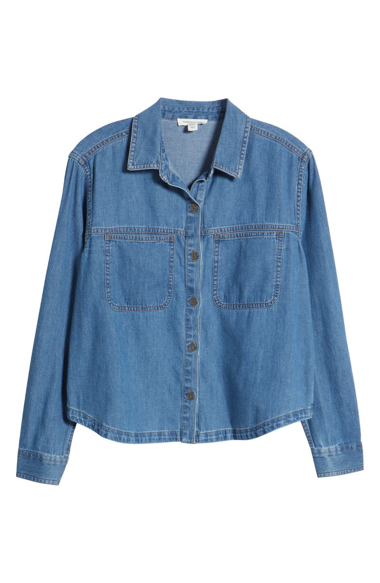 beachlunchlounge Oakley Denim Shirt, Alternate, color, 