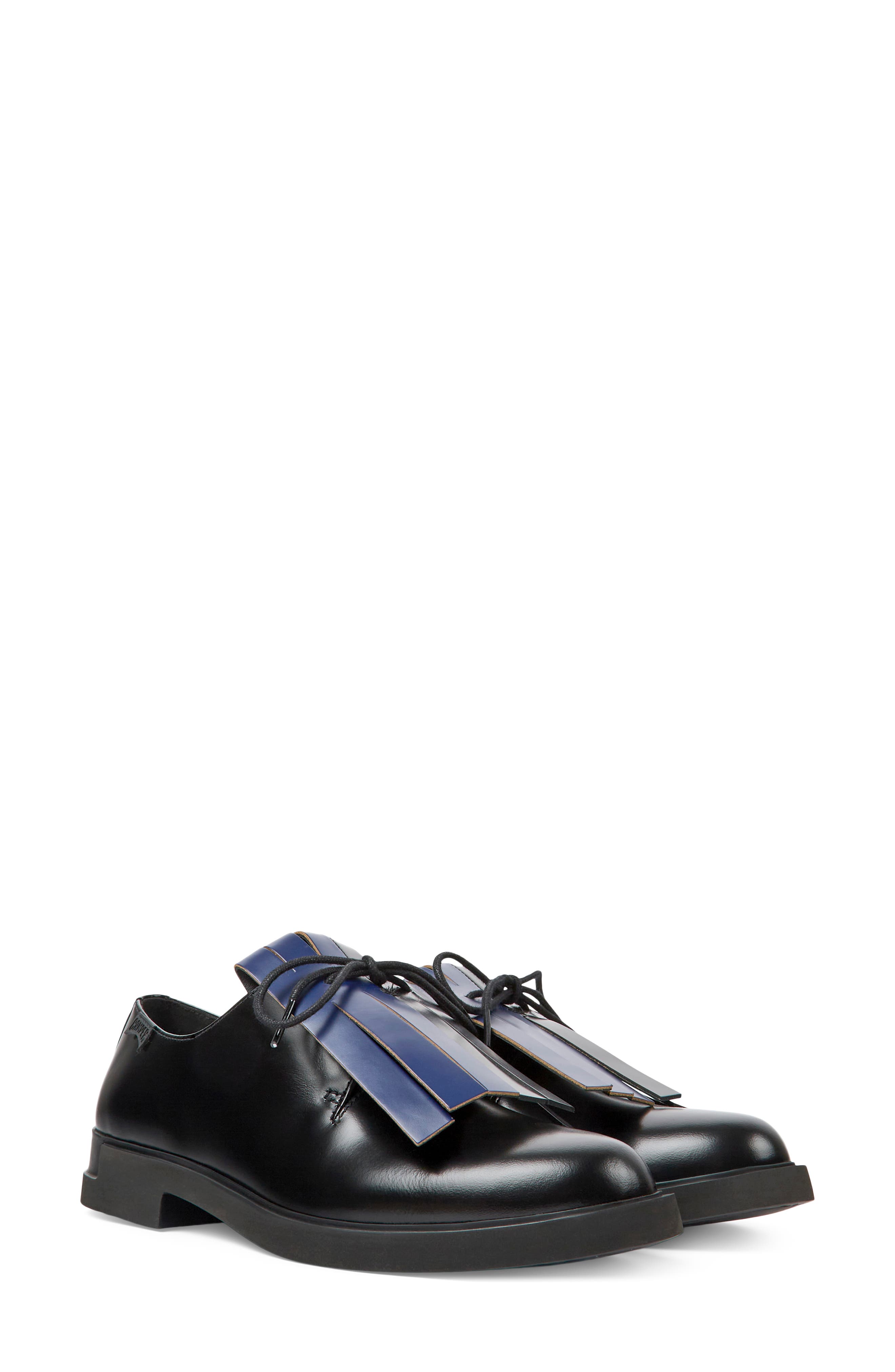 Iman Fringe Oxford, Main, color, BLACK