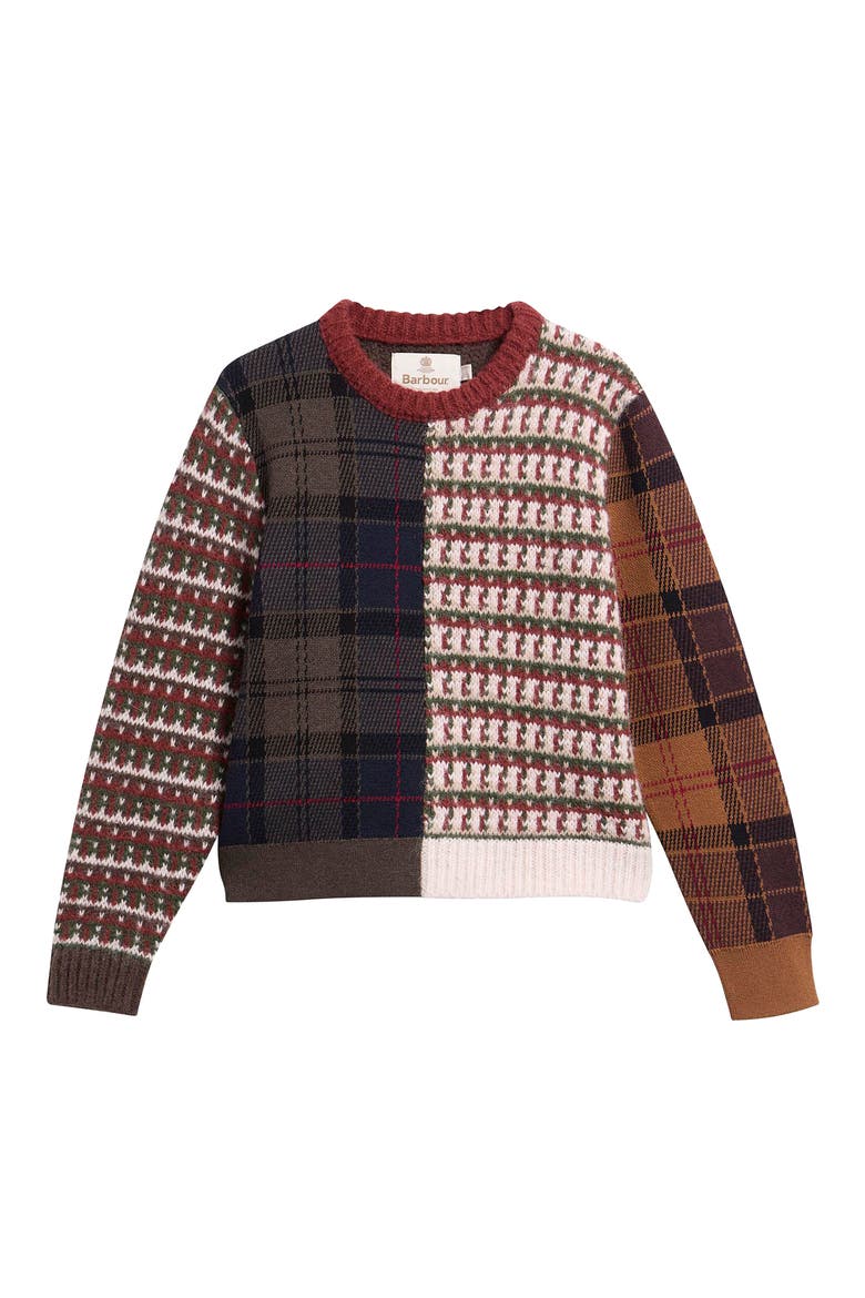 Ashford Mixed Pattern Sweater, Alternate, color, MULTI