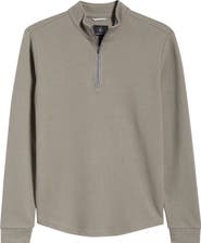 Swannies Luke Cotton Blend Performance Quarter Zip Pullover