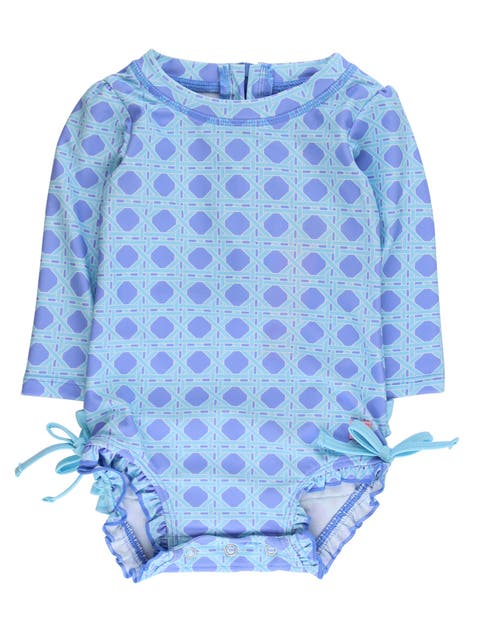 Baby Girls Long Sleeve UPF50+ One Piece Rash Guard