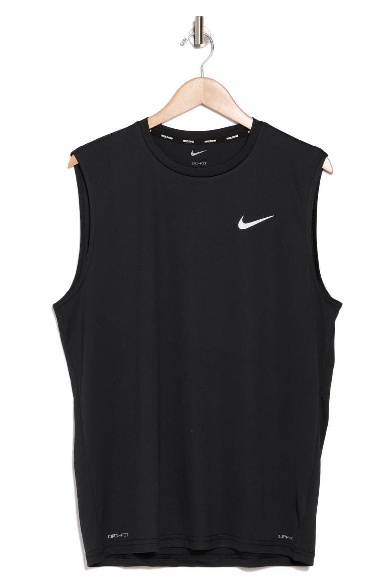 Hydroguard Muscle Tank, Alternate, color, BLACK