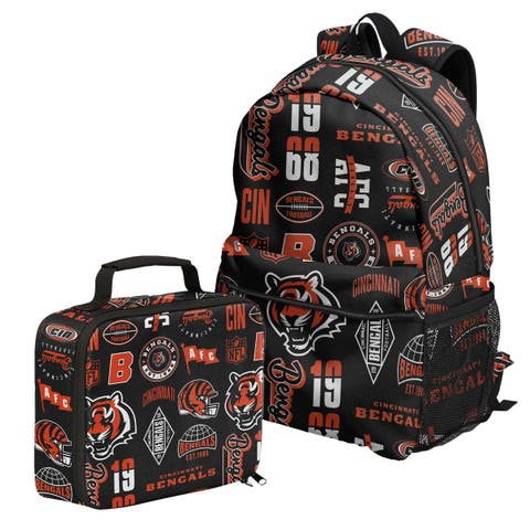 Cincinnati Bengals Backpack and Lunchbox Set